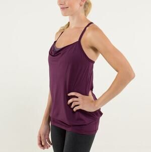 Lululemon Purple C.Y.B Tank With Built-in Bra